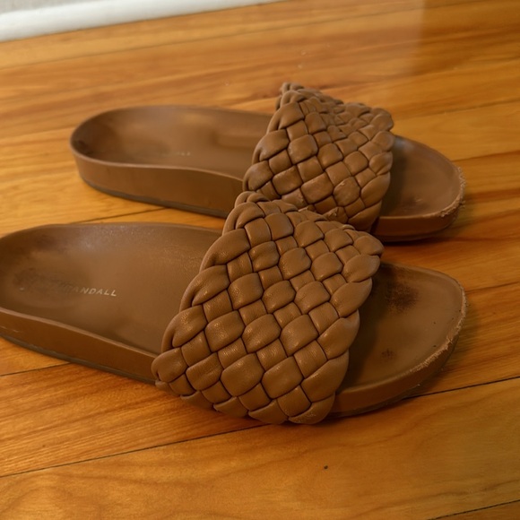 Loeffler Randal leather slides - Picture 2 of 6